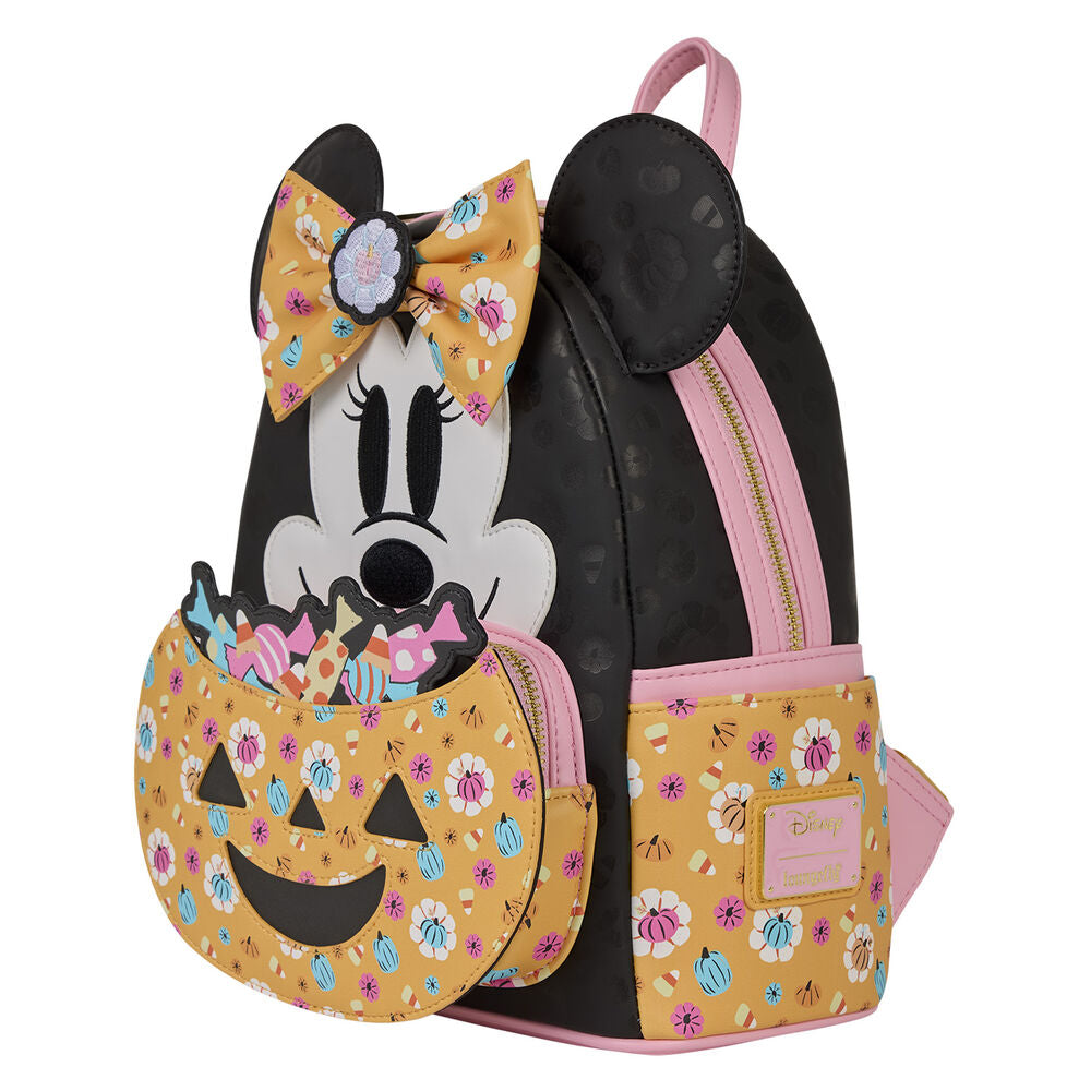 Imagen 3 - Mochila Pumpkin Minnie Disney Loungefly 26Cm
