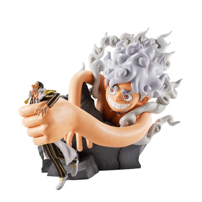 Imagen 2 - Figura Ichibansho Monkey D Luffy Gear 5 Vs Borsalino Burst Of Energy One Piece 22Cm