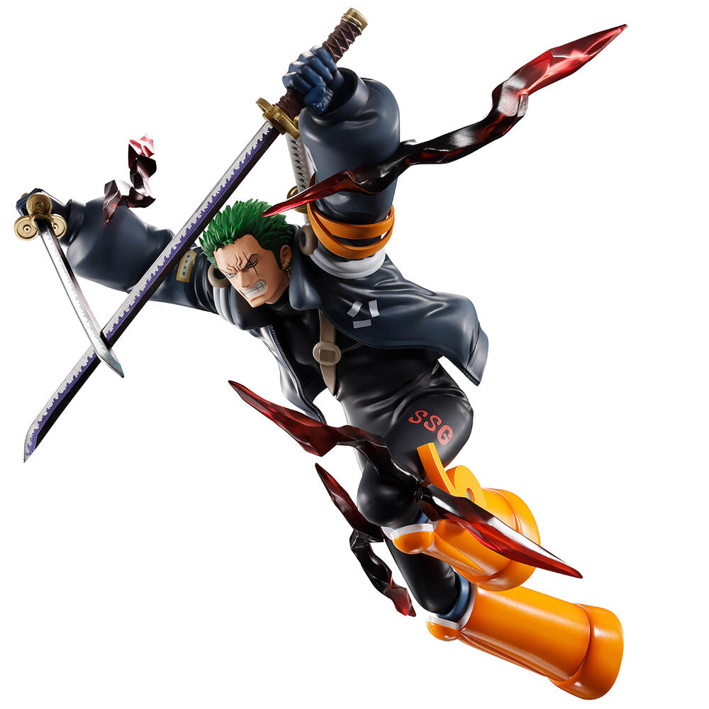 Imagen 3 - Figura Ichibansho Roronoa Zoro Burts Of Energy Masterlise Expiece One Piece 15Cm