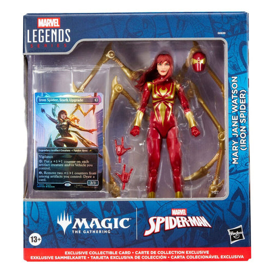 Imagen 1 - Figura Mary Jane Watson Iron Spider Magic The Gathering Spider-man Marvel 15Cm