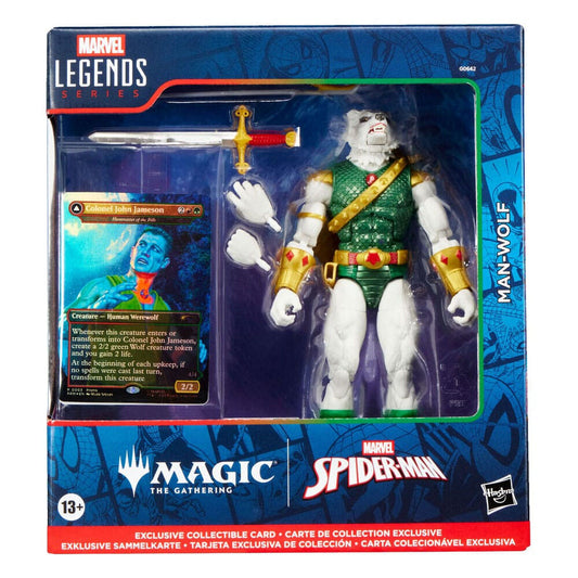 Imagen 1 - Figura Man-wolf Magic The Gathering Spider-man Marvel 15Cm