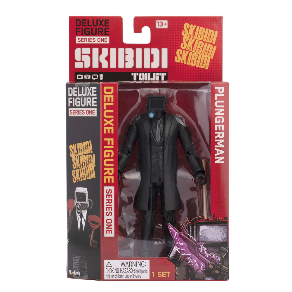 Imagen 2 - Figura Dark Plungerman Skibidi Toilet 16Cm