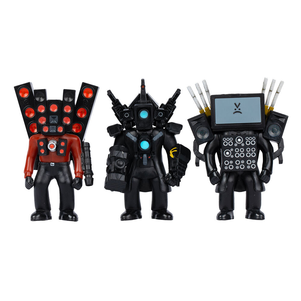 Imagen 1 - Blister 3 Figuras Titan Collection Skibidi Toilet