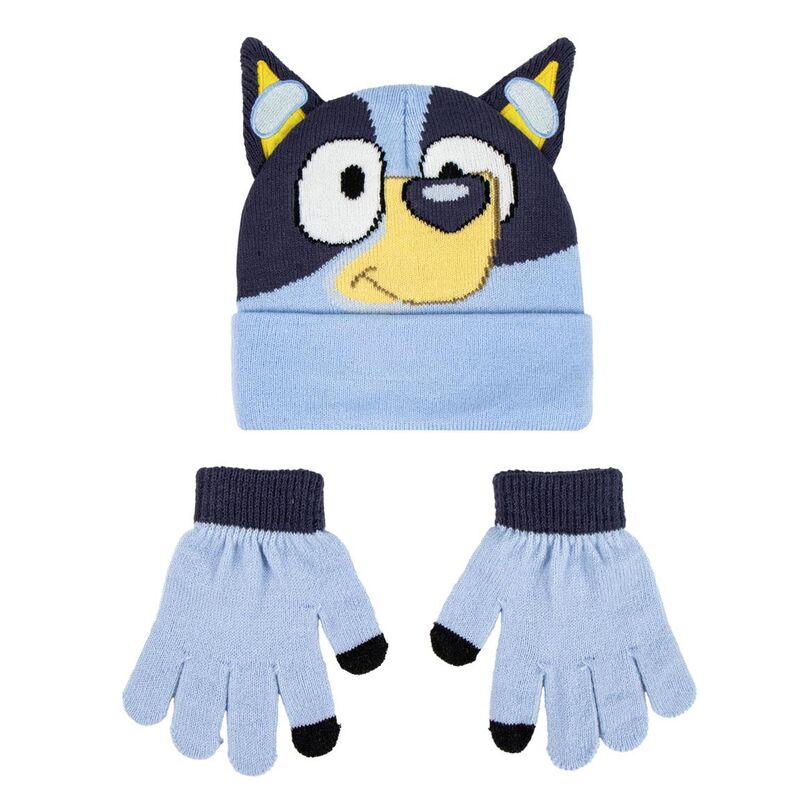 Imagen 1 - Set Gorro Y Guantes Bluey