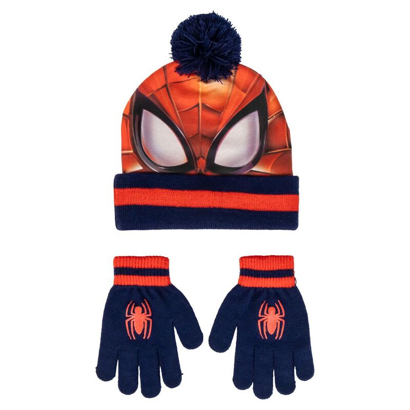 Imagen 1 - Set Gorro Y Guantes Spiderman Marvel