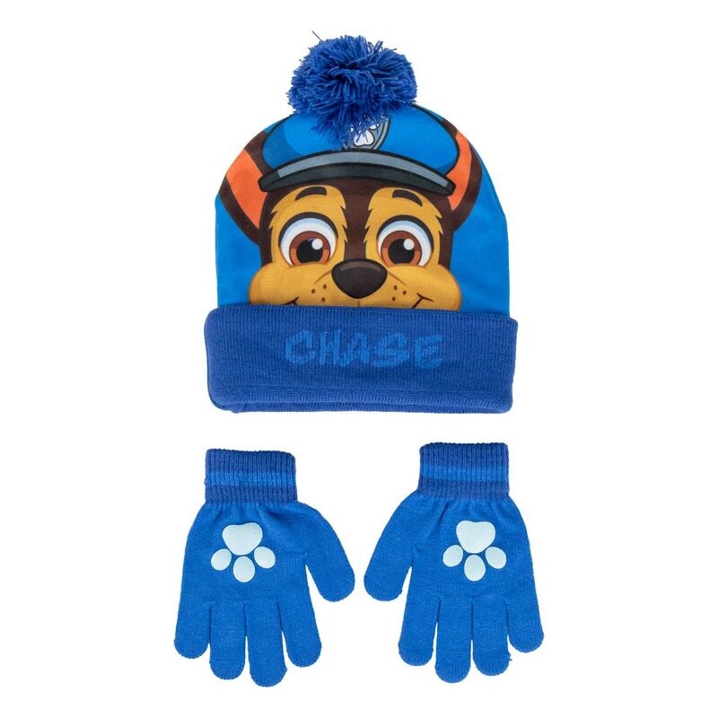 Imagen 1 - Set Gorro Y Guantes Chase Patrulla Canina Paw Patrol