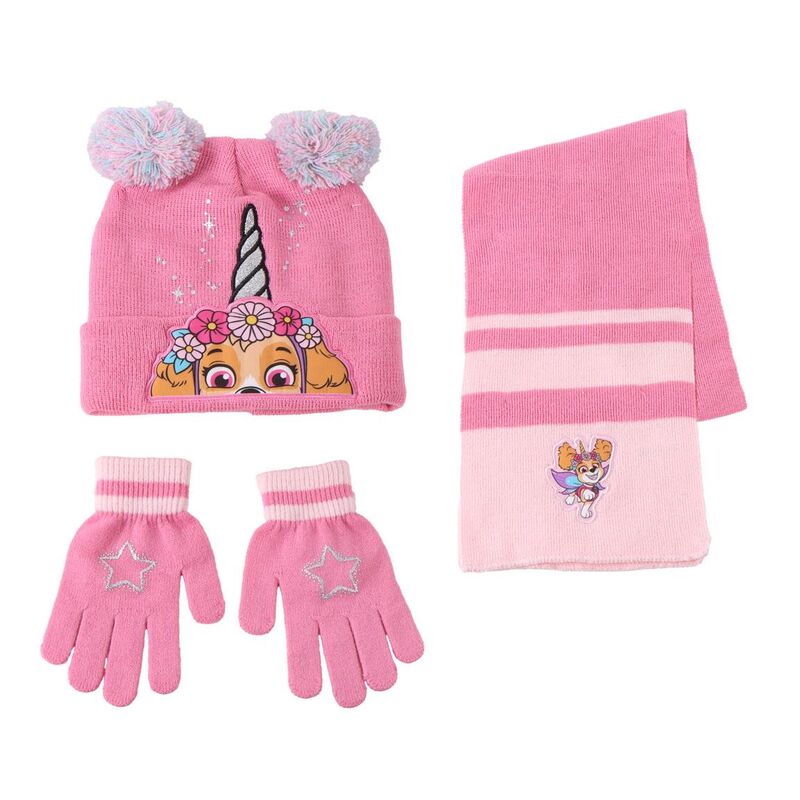 Imagen 1 - Conjunto Gorro Guantes Braga Cuello Skye Patrulla Canina Paw Patrol