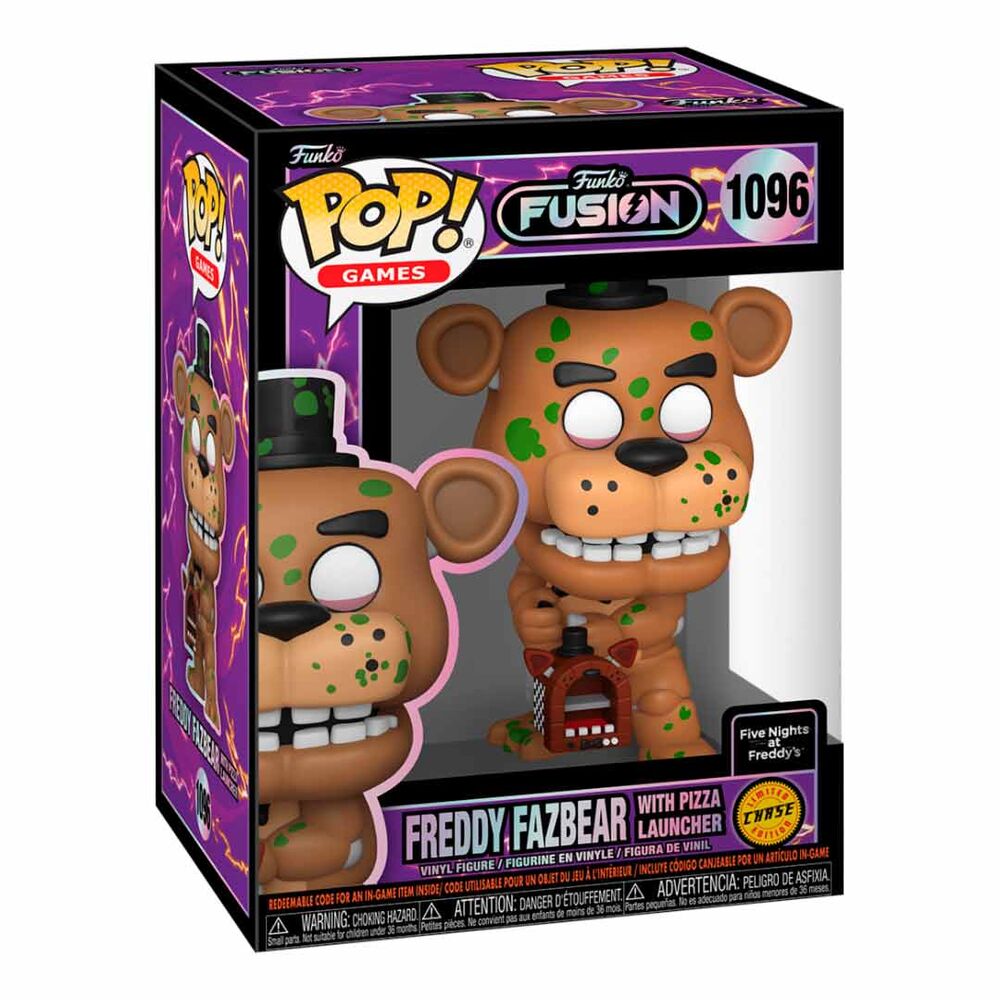 Imagen 1 - Figura Pop Funko Fusion Five Nights At Freddys Freddy Fazbear With Pizza Launcher Chase