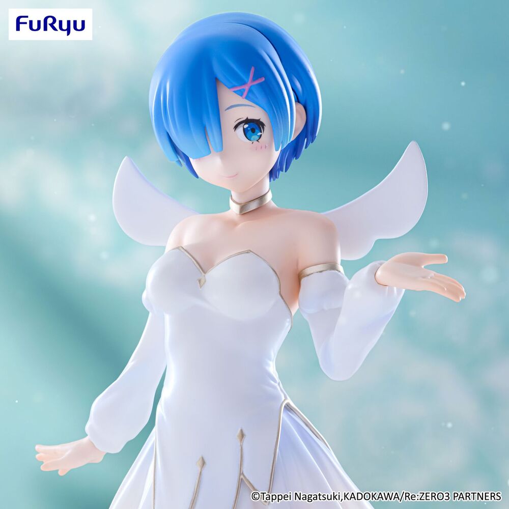 Imagen 2 - Figura Rem Little Wings Bicute Pure Re:zero Starting Life In Another World 25Cm