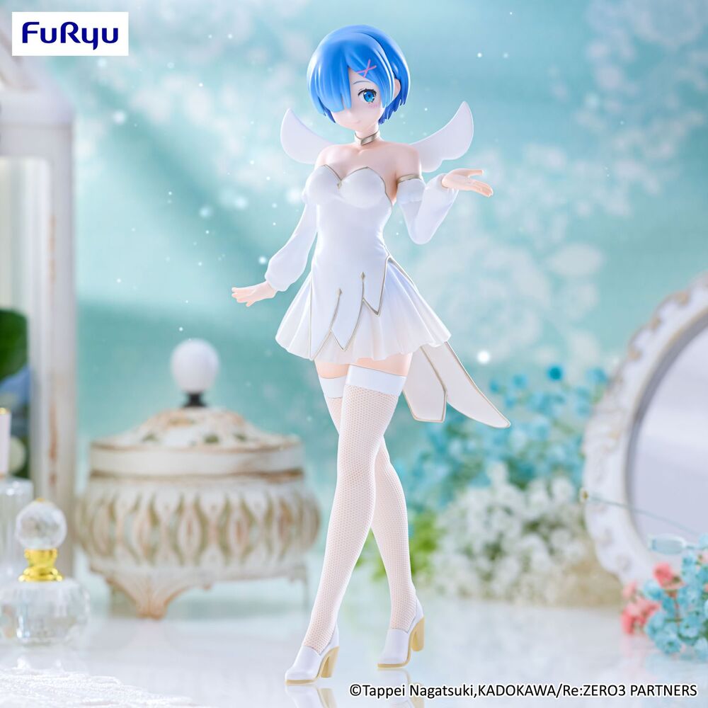 Imagen 1 - Figura Rem Little Wings Bicute Pure Re:zero Starting Life In Another World 25Cm