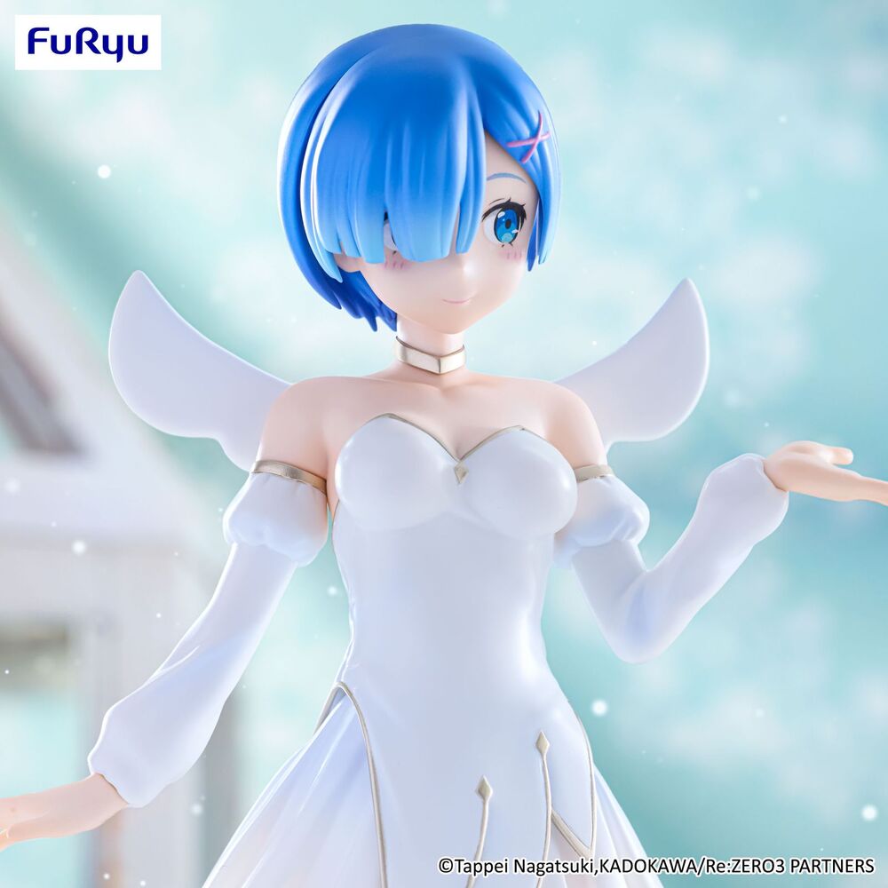 Imagen 4 - Figura Rem Little Wings Bicute Pure Re:zero Starting Life In Another World 25Cm