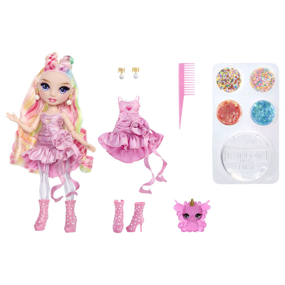 Imagen 2 - Muñeca Bella Feature Fantasy Rainbow Shimmers Rainbow High