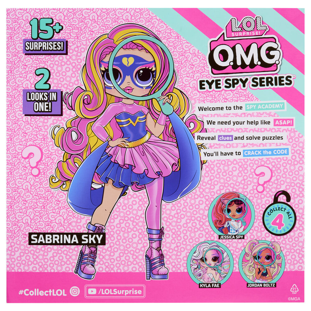Imagen 4 - Muñeca Superheroina Omg Eye Spy L.o.l. Surprise