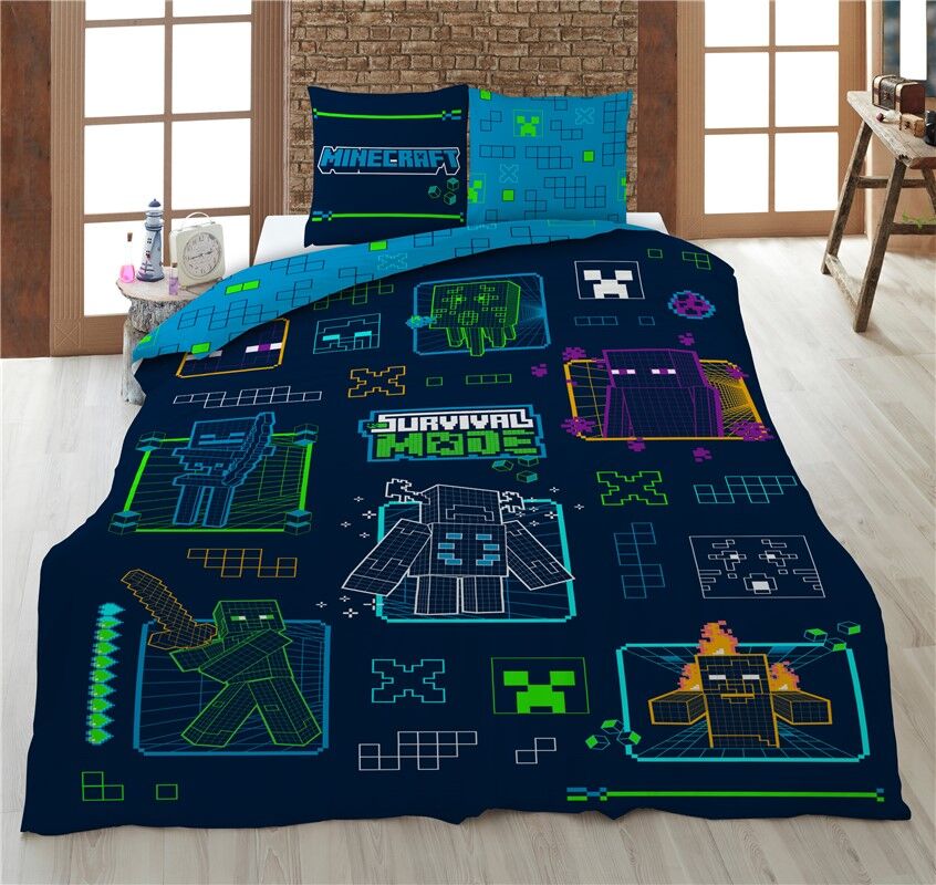 Imagen 2 - Funda Nordica Minecraft Cama 90Cm Microfibra