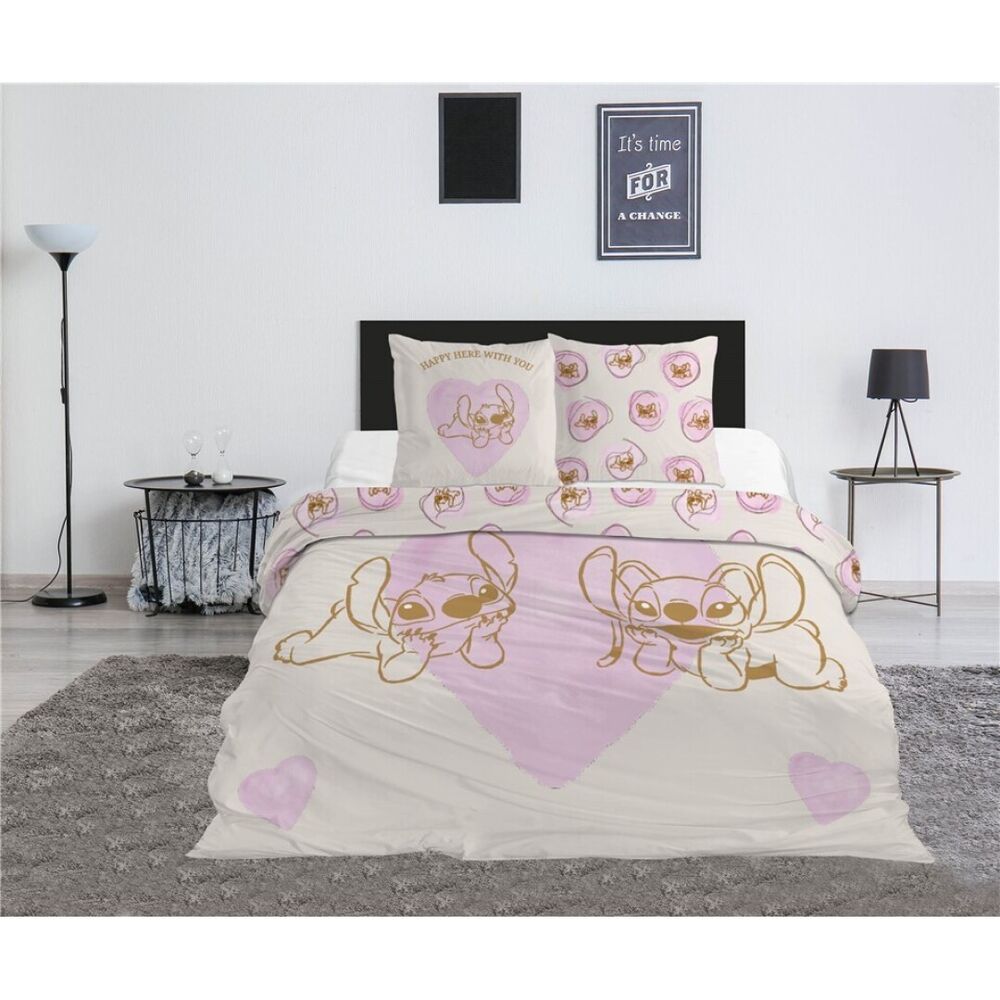 Imagen 2 - Funda Nordica Stitch &#38; Angel Disney Cama 135Cm Policotton