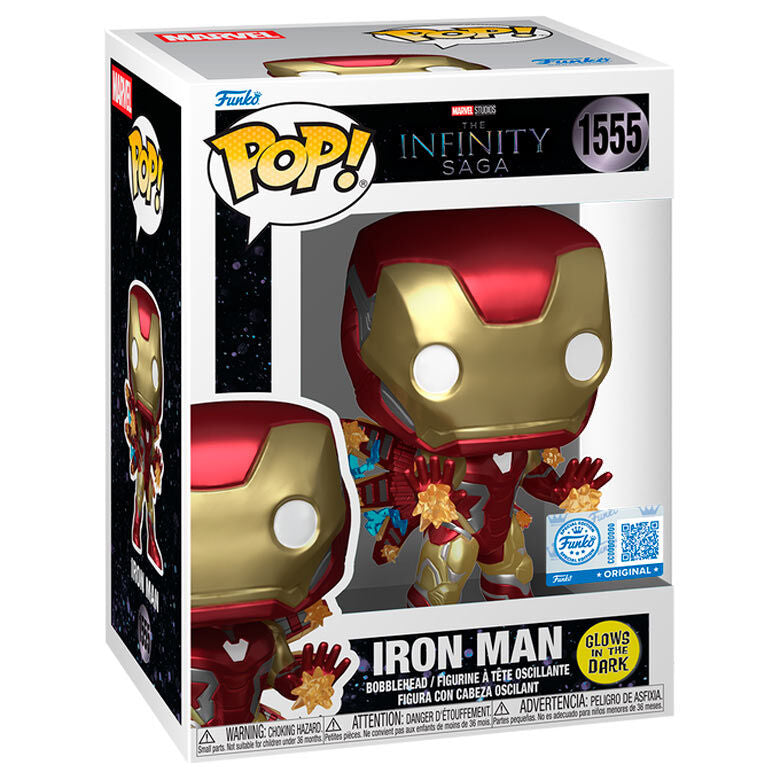 Imagen 2 - Figura Pop Plus Marvel The Infinity Saga Iron Man Exclusive