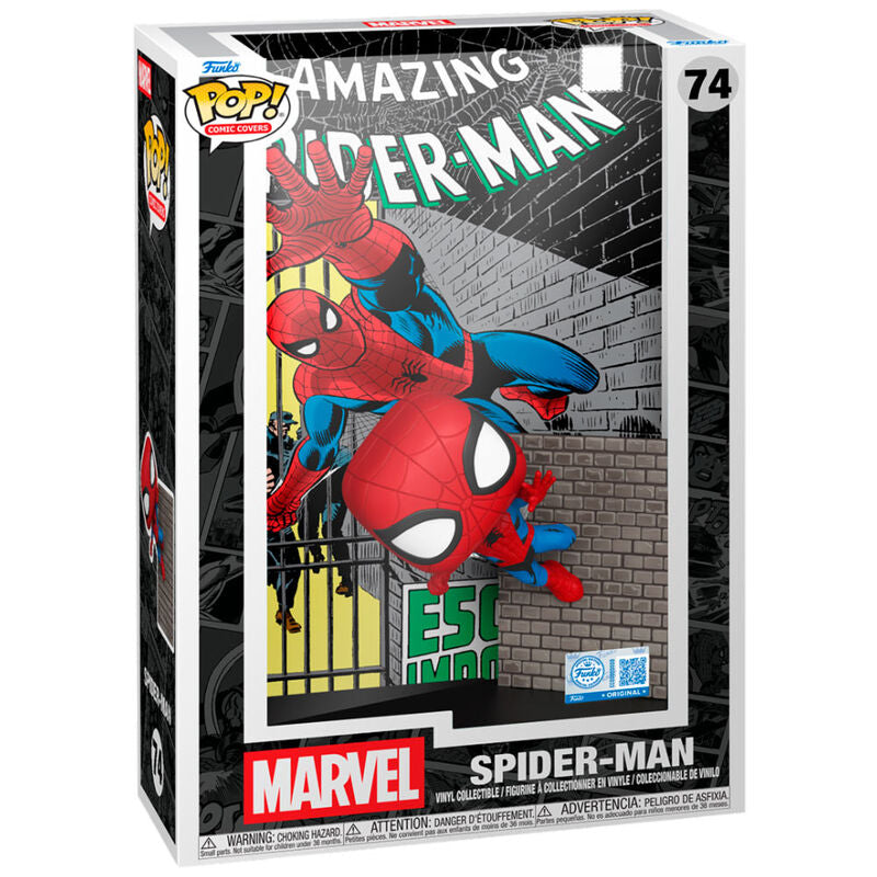 Imagen 1 - Figura Pop Comic Cover Marvel Spider-man Exclusive