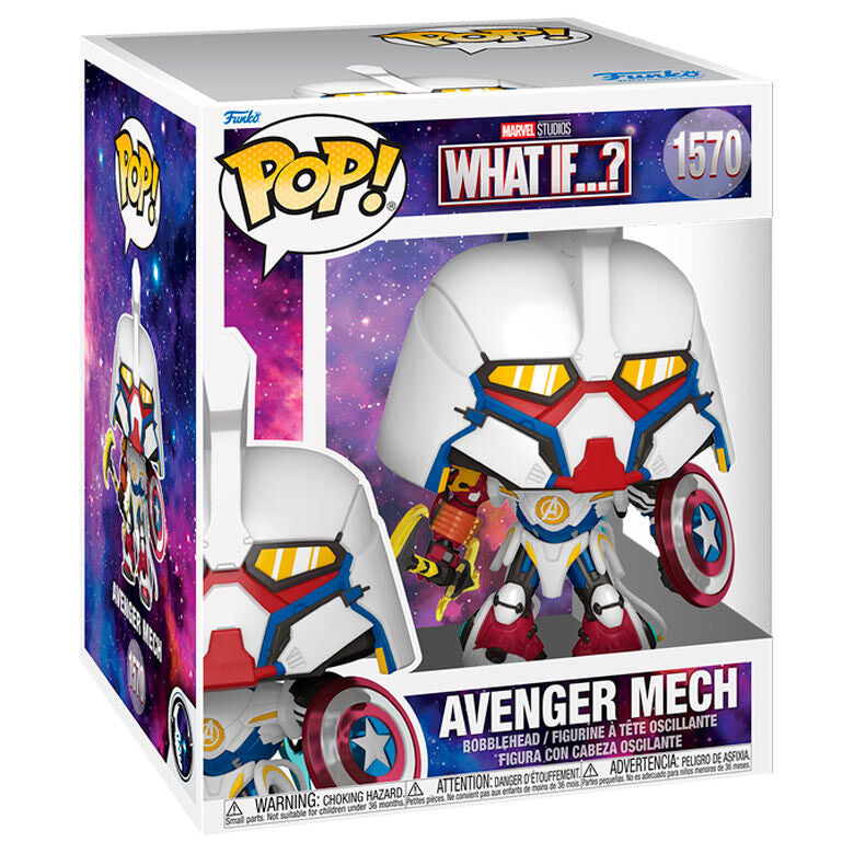 Imagen 2 - Figura Pop Super Marvel What If..? Avenger Mech