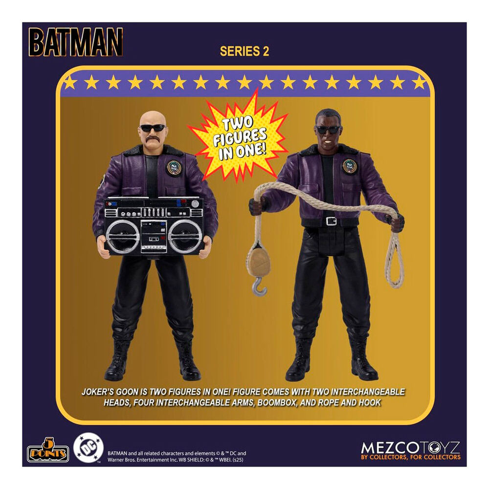 Imagen 1 - Figura Joker Goon Two Batman 1989 Series 2 Dc Comics 9,5Cm