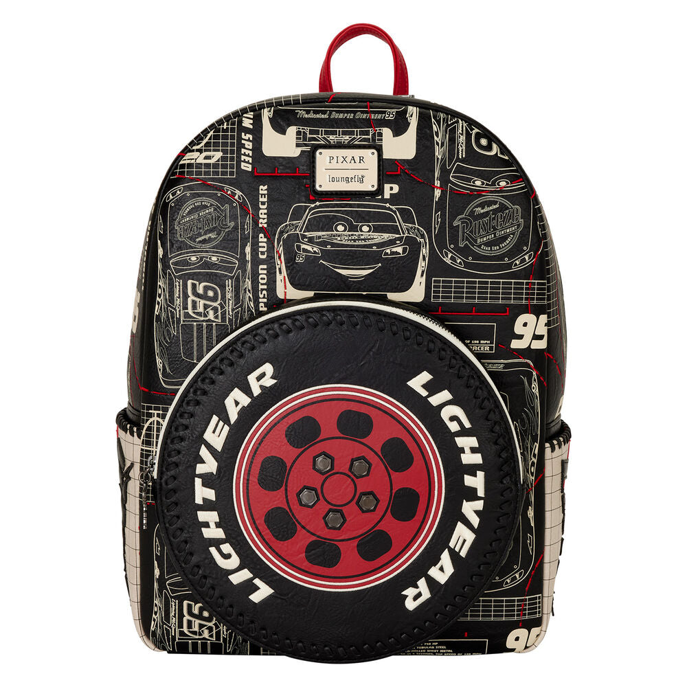 Imagen 1 - Mochila Mcqueen Cars Disney Pixar Loungefly 43Cm