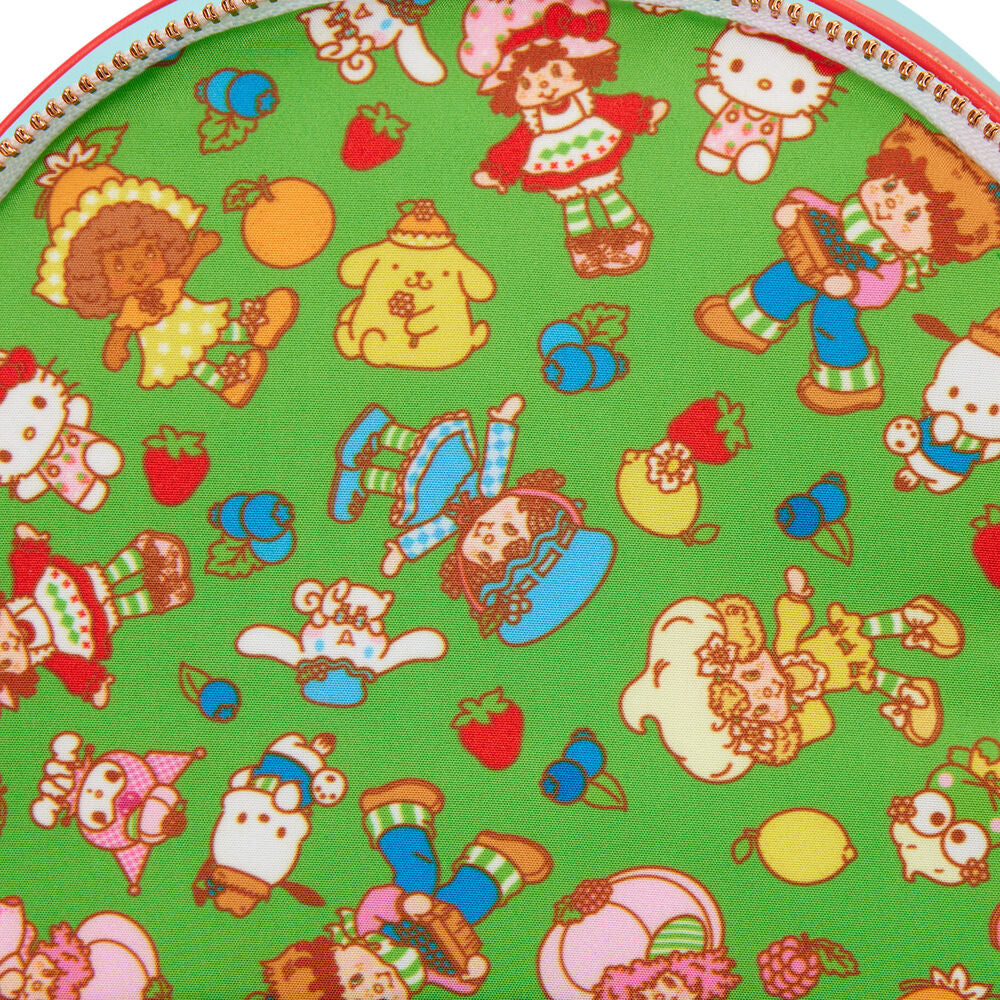Imagen 5 - Mochila Shortcake Scented Hello Kitty & Friends X Strawberry Loungefly 26Cm