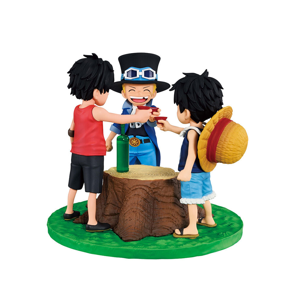 Imagen 3 - Figura Ichibansho Ace & Sabo & Luffy Dramatic Memories One Piece 10Cm