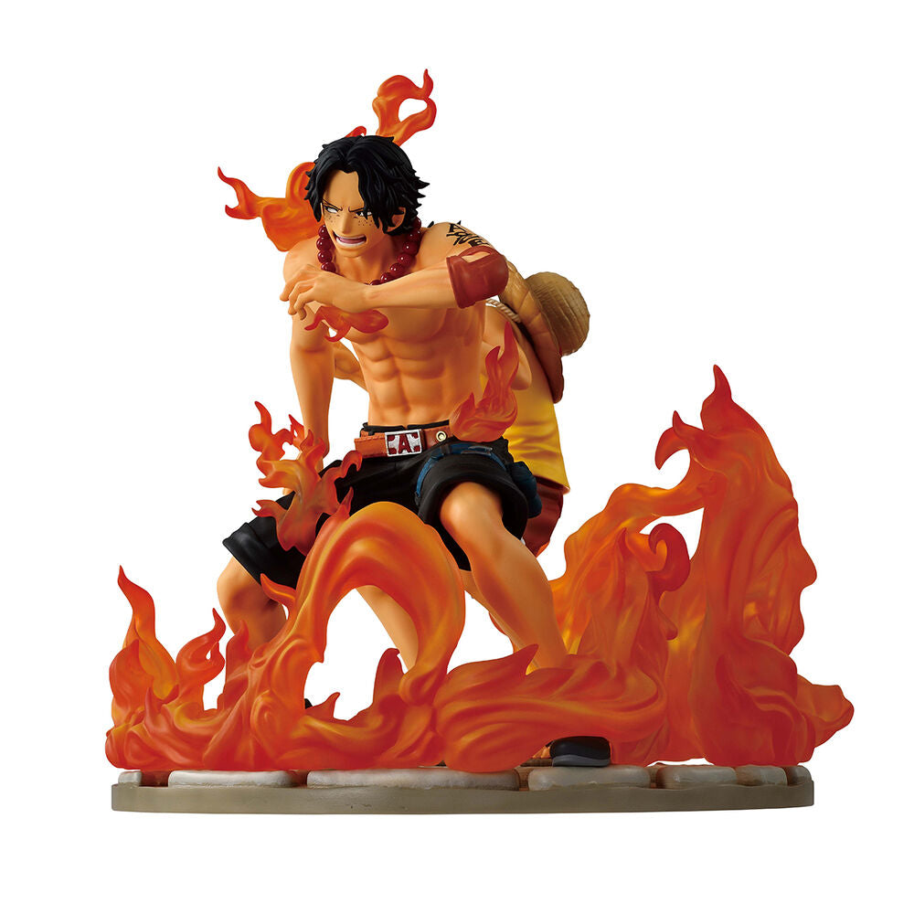 Imagen 3 - Figura Ichibansho Ace & Luffy Dramatic Memories One Piece 15Cm