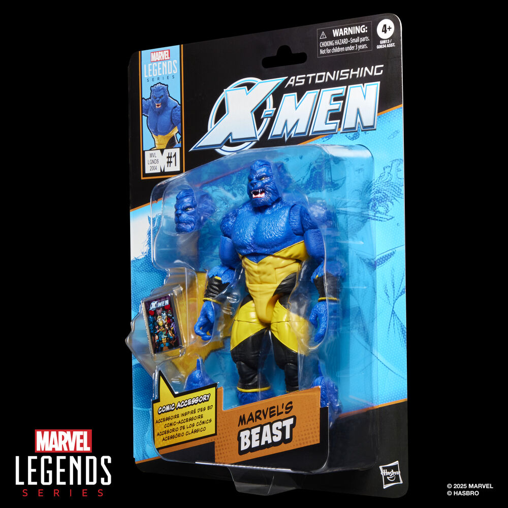 Imagen 5 - Figura Beast X-men Astonishing Marvel Legends Series 15Cm