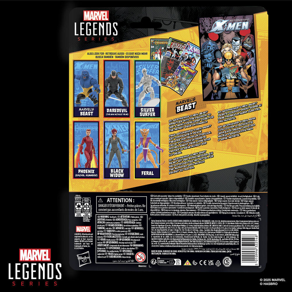 Imagen 10 - Figura Beast X-men Astonishing Marvel Legends Series 15Cm