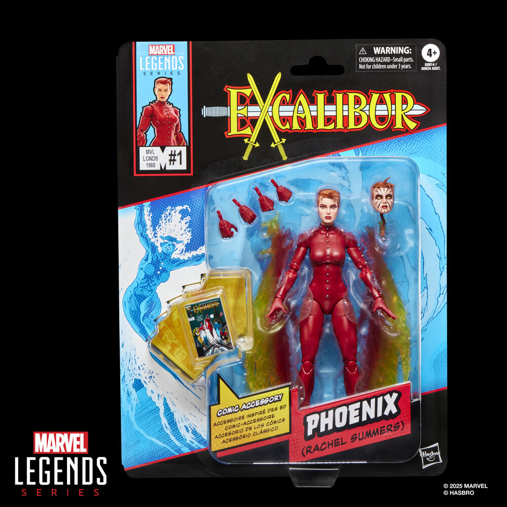 Imagen 3 - Figura Phoenix Rachel Summers Excalibur Marvel Legends Series 15Cm