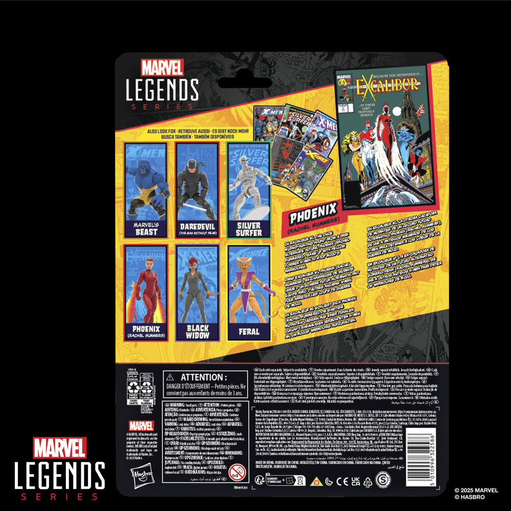 Imagen 4 - Figura Phoenix Rachel Summers Excalibur Marvel Legends Series 15Cm