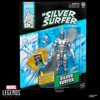 Imagen 4 - Figura Estela Plateada The Silver Surfer Marvel Legends Series 15Cm