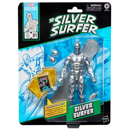 Imagen 1 - Figura Estela Plateada The Silver Surfer Marvel Legends Series 15Cm