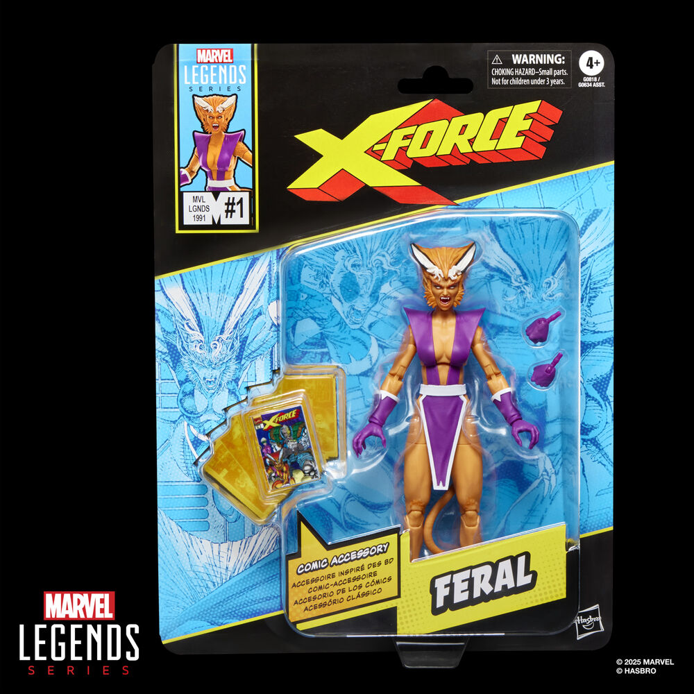 Imagen 9 - Figura Feral X-force Marvel Legends Series 15Cm