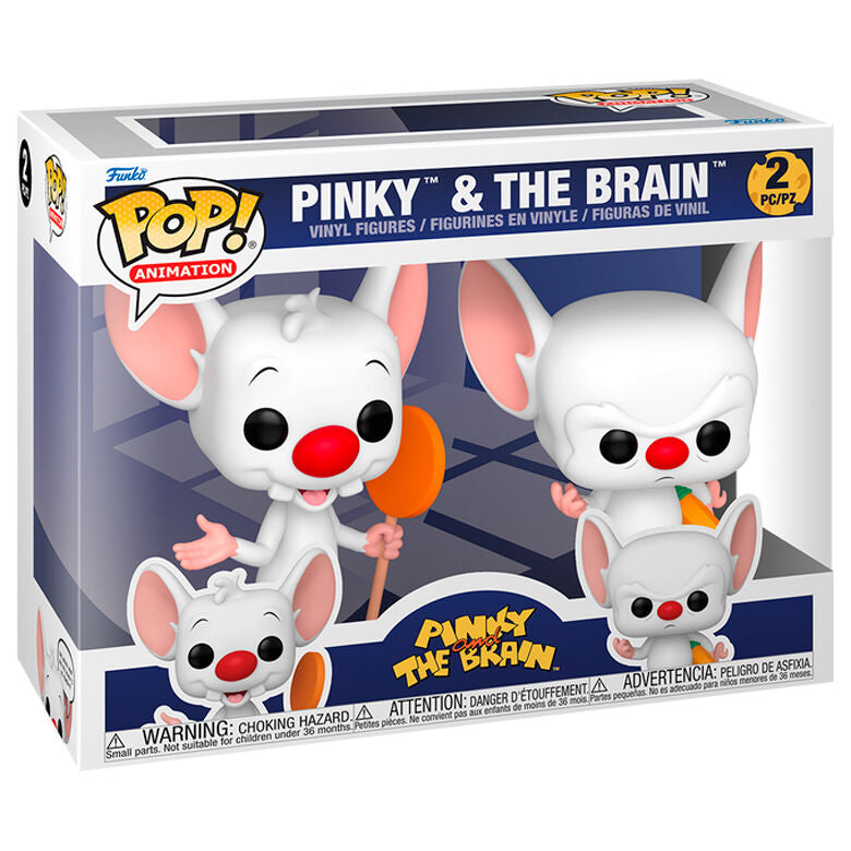 Imagen 2 - Blister 2 Figuras Pop Pinky & The Brain