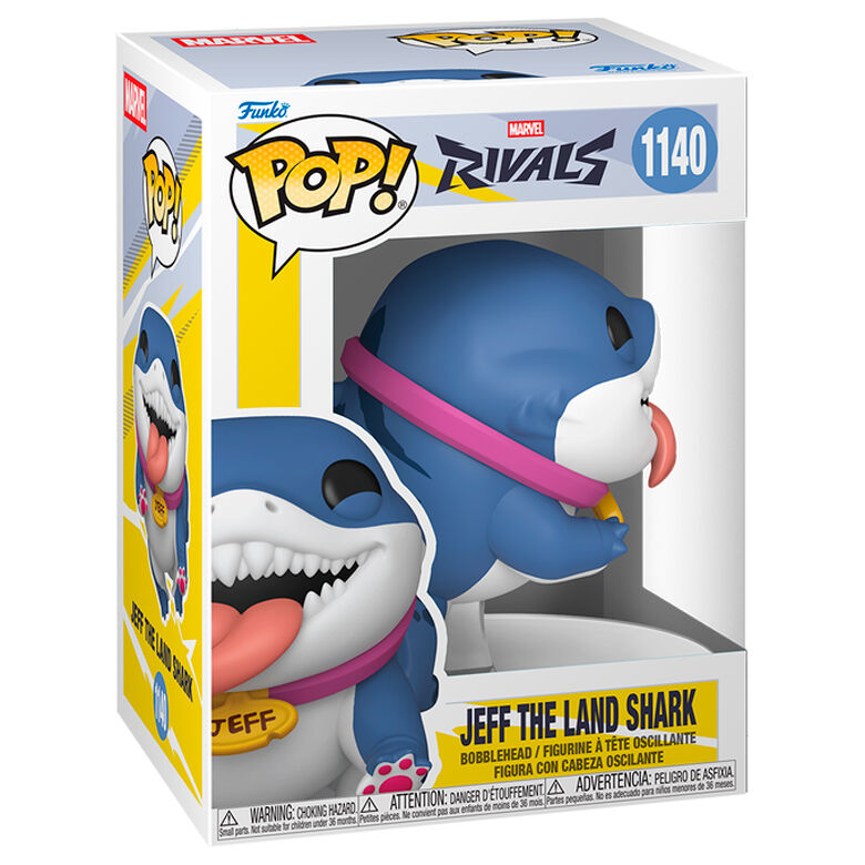 Imagen 2 - Figura Pop Marvel Rivals Jeff The Land Shark