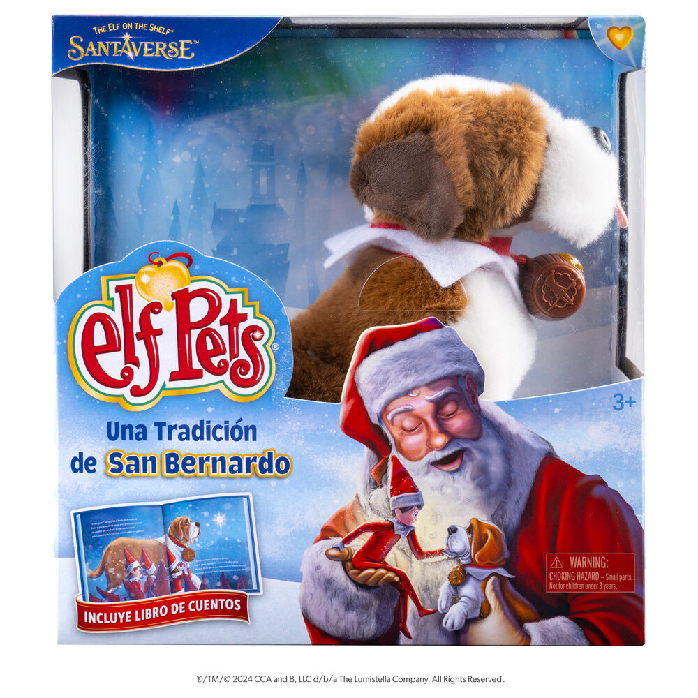 Imagen 3 - Set Cuento + Peluche Perro San Bernando Elf Pets Español