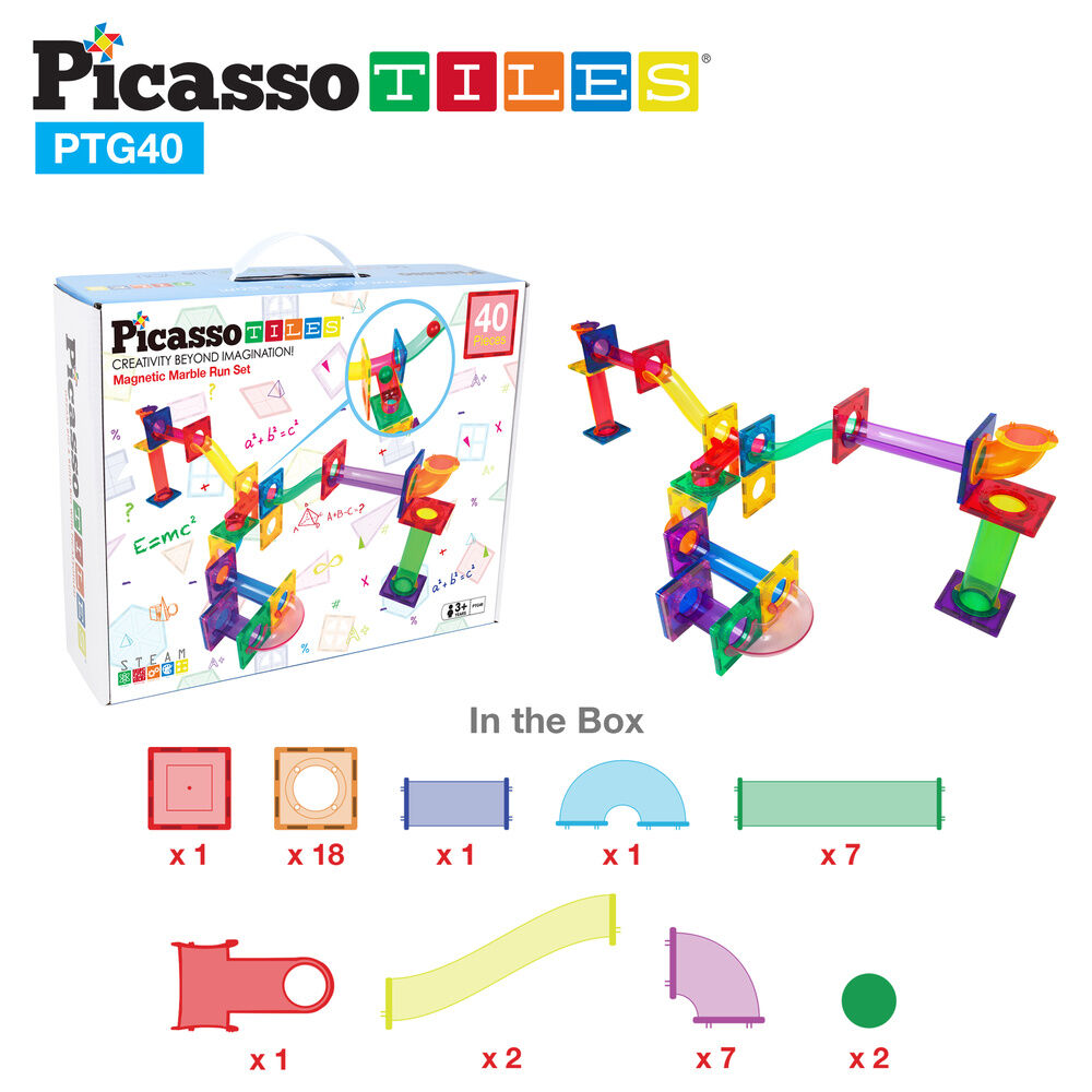 Imagen 5 - Circuito De Canicas Magnetico 40Pzs