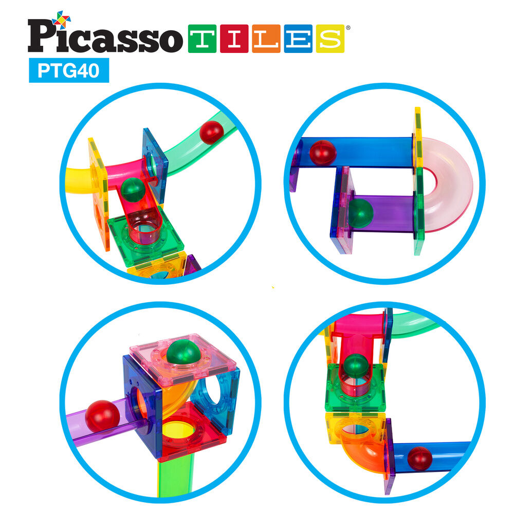 Imagen 4 - Circuito De Canicas Magnetico 40Pzs