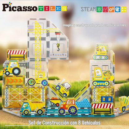 Imagen 3 - Bloques Magneticos + 8 Vehiculos