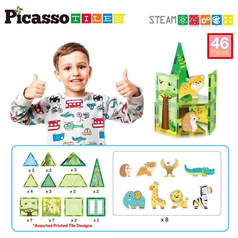 Imagen 3 - Bloques Magneticos Safari + 8 Figuras