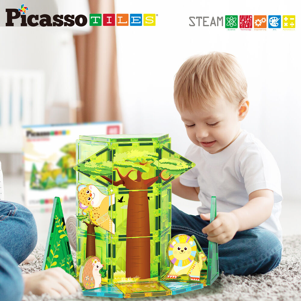 Imagen 4 - Bloques Magneticos Safari + 8 Figuras