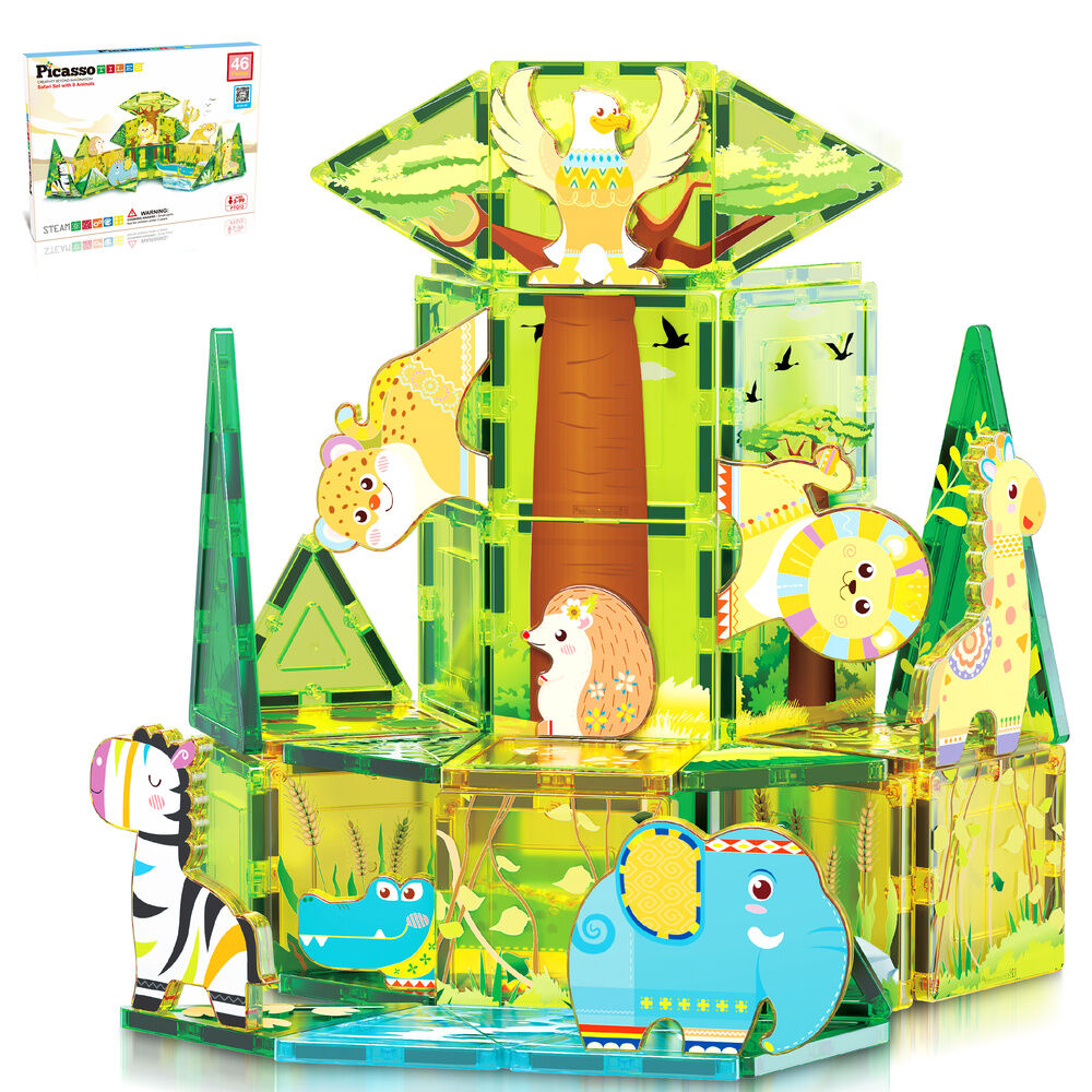 Imagen 2 - Bloques Magneticos Safari + 8 Figuras