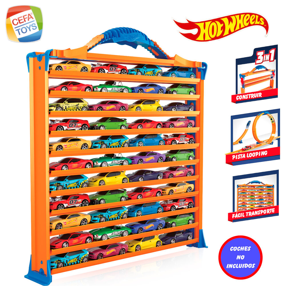 Imagen 1 - Maletin Portacoches 3 En 1 Hot Wheels