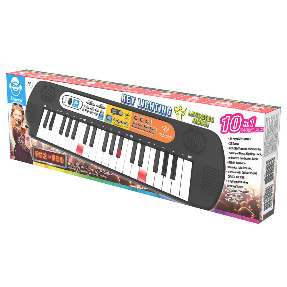 Imagen 1 - Teclado Luminoso 37 Teclas 10 En 1