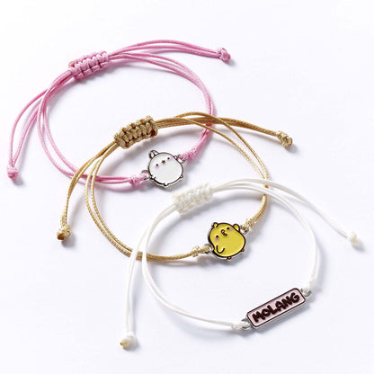 Imagen 3 - Blister 3 Pulseras De La Amistad Molang