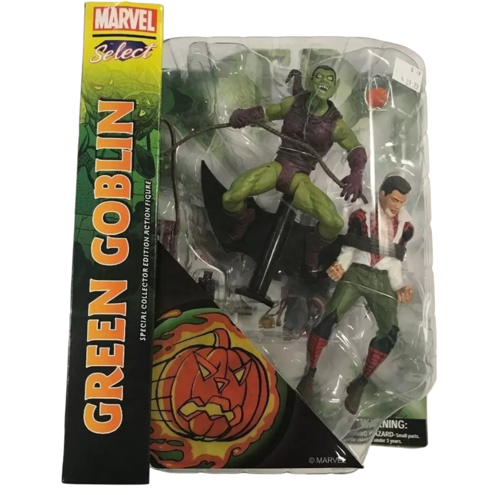 Imagen 2 - Figuras Duende Verde & Peter Parker Marvel Select 15Cm