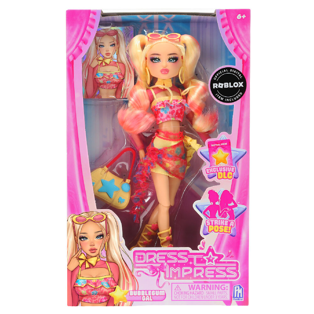 Imagen 1 - Muñeca Bubble Gum Gal Fashion Doll Dress To Impress