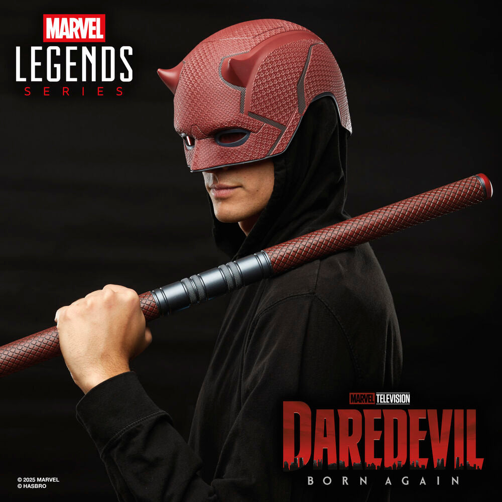 Imagen 3 - Replica Mascara + Baston De Combate Born Again Daredevil Marvel Legends Series