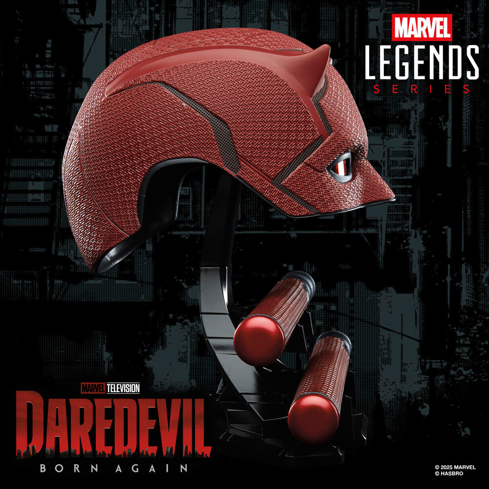Imagen 7 - Replica Mascara + Baston De Combate Born Again Daredevil Marvel Legends Series